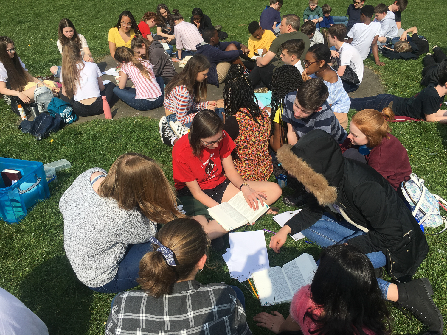 youth in park